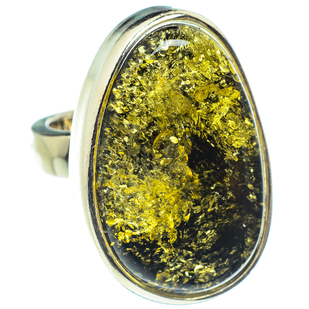 Baltic Amber Rings handcrafted by Ana Silver Co - RING58318