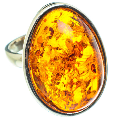 Baltic Amber Rings handcrafted by Ana Silver Co - RING58320