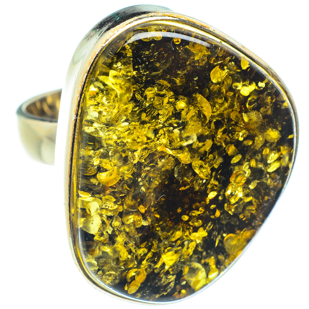 Baltic Amber Rings handcrafted by Ana Silver Co - RING58322