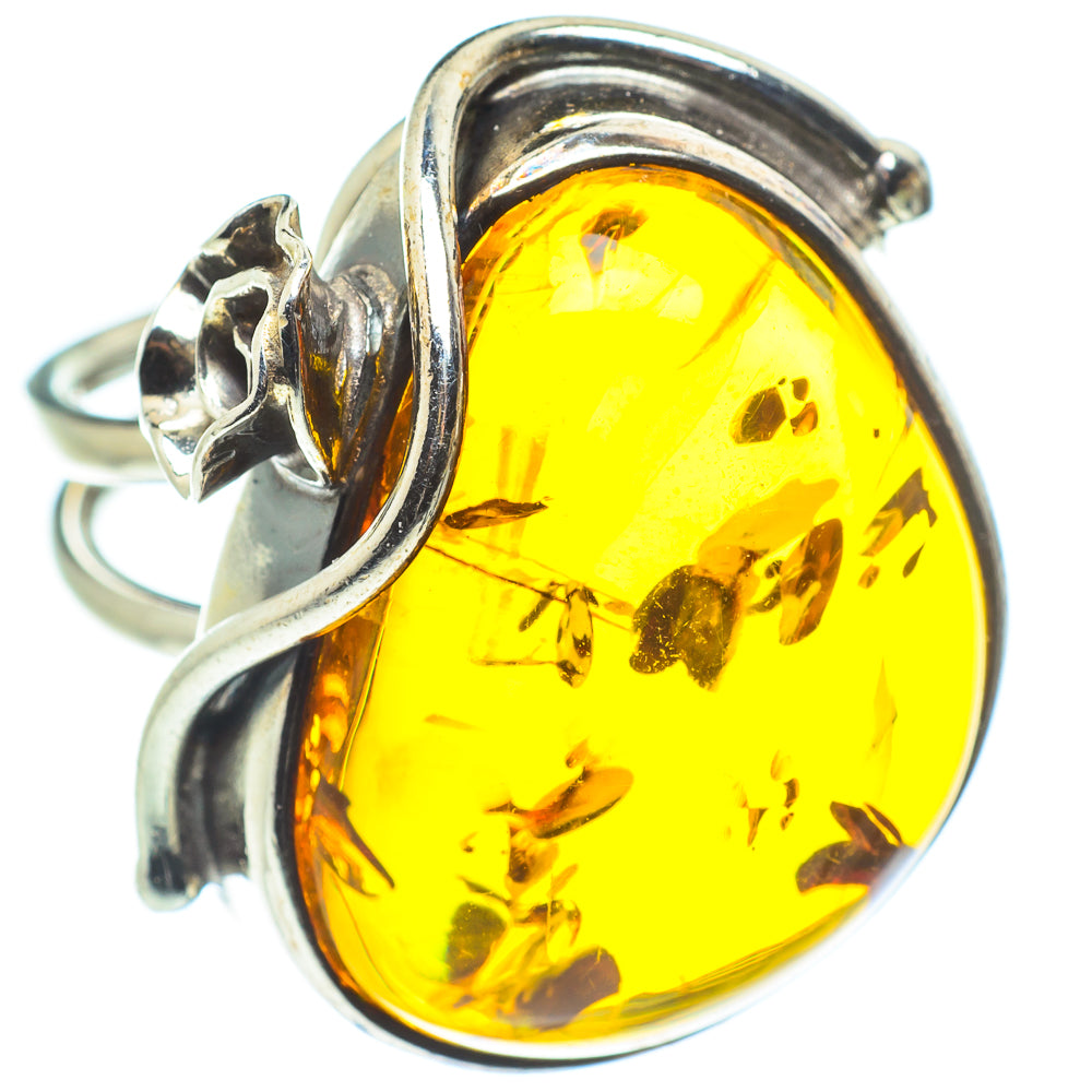 Baltic Amber Rings handcrafted by Ana Silver Co - RING58326