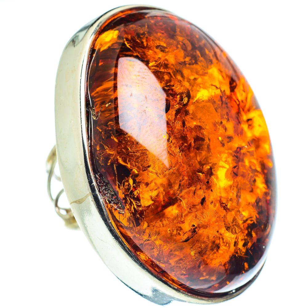 Baltic Amber Rings handcrafted by Ana Silver Co - RING58330
