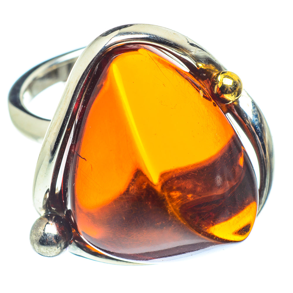 Baltic Amber Rings handcrafted by Ana Silver Co - RING58332