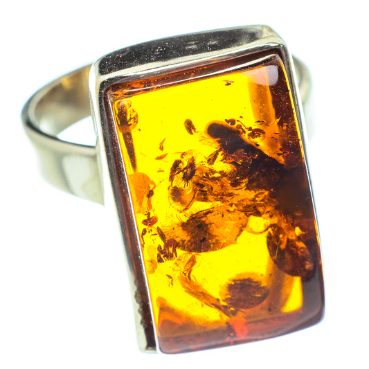 Baltic Amber Rings handcrafted by Ana Silver Co - RING58338