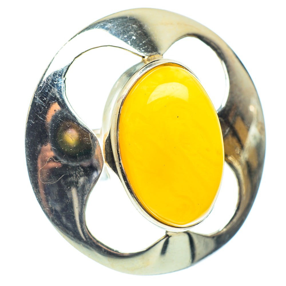 Baltic Amber Rings handcrafted by Ana Silver Co - RING58342