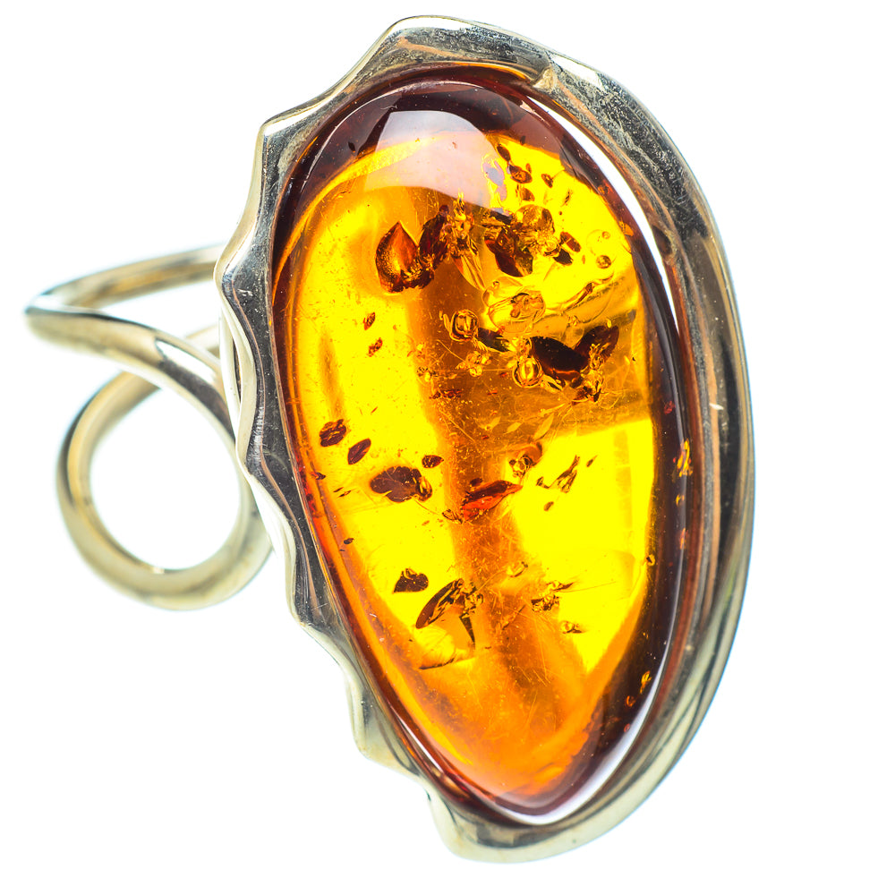 Baltic Amber Rings handcrafted by Ana Silver Co - RING58343