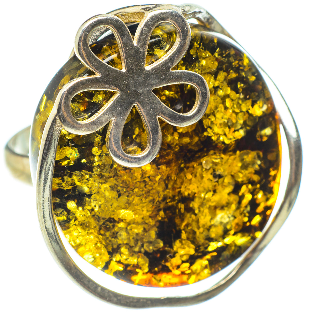 Baltic Amber Rings handcrafted by Ana Silver Co - RING58344