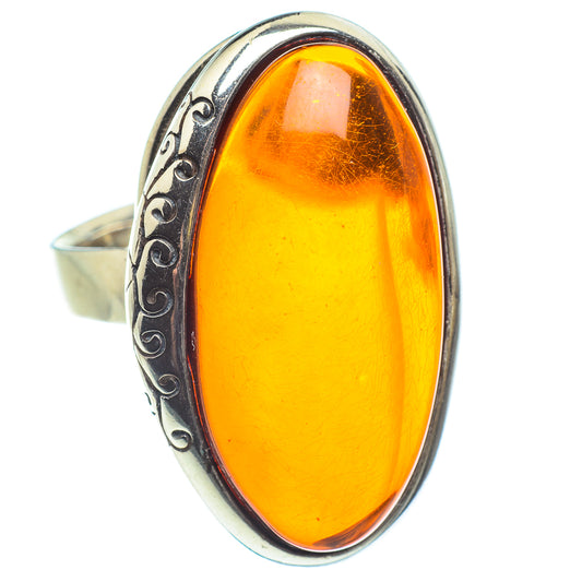 Baltic Amber Rings handcrafted by Ana Silver Co - RING58350