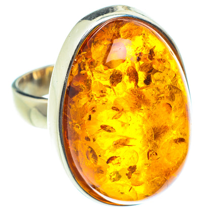 Baltic Amber Rings handcrafted by Ana Silver Co - RING58351