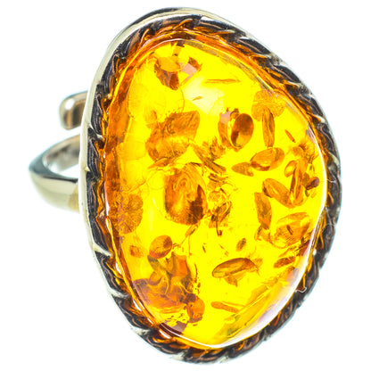 Baltic Amber Rings handcrafted by Ana Silver Co - RING58353
