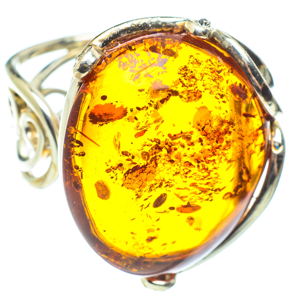 Baltic Amber Rings handcrafted by Ana Silver Co - RING58354