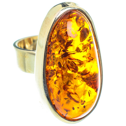 Baltic Amber Rings handcrafted by Ana Silver Co - RING58355