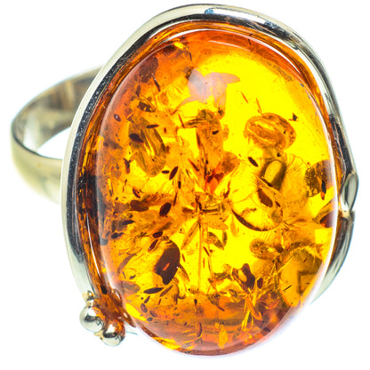 Baltic Amber Rings handcrafted by Ana Silver Co - RING58357