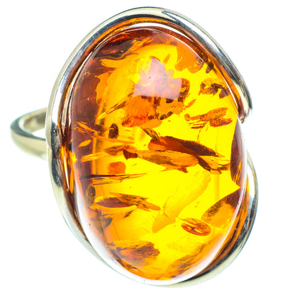 Baltic Amber Rings handcrafted by Ana Silver Co - RING58359