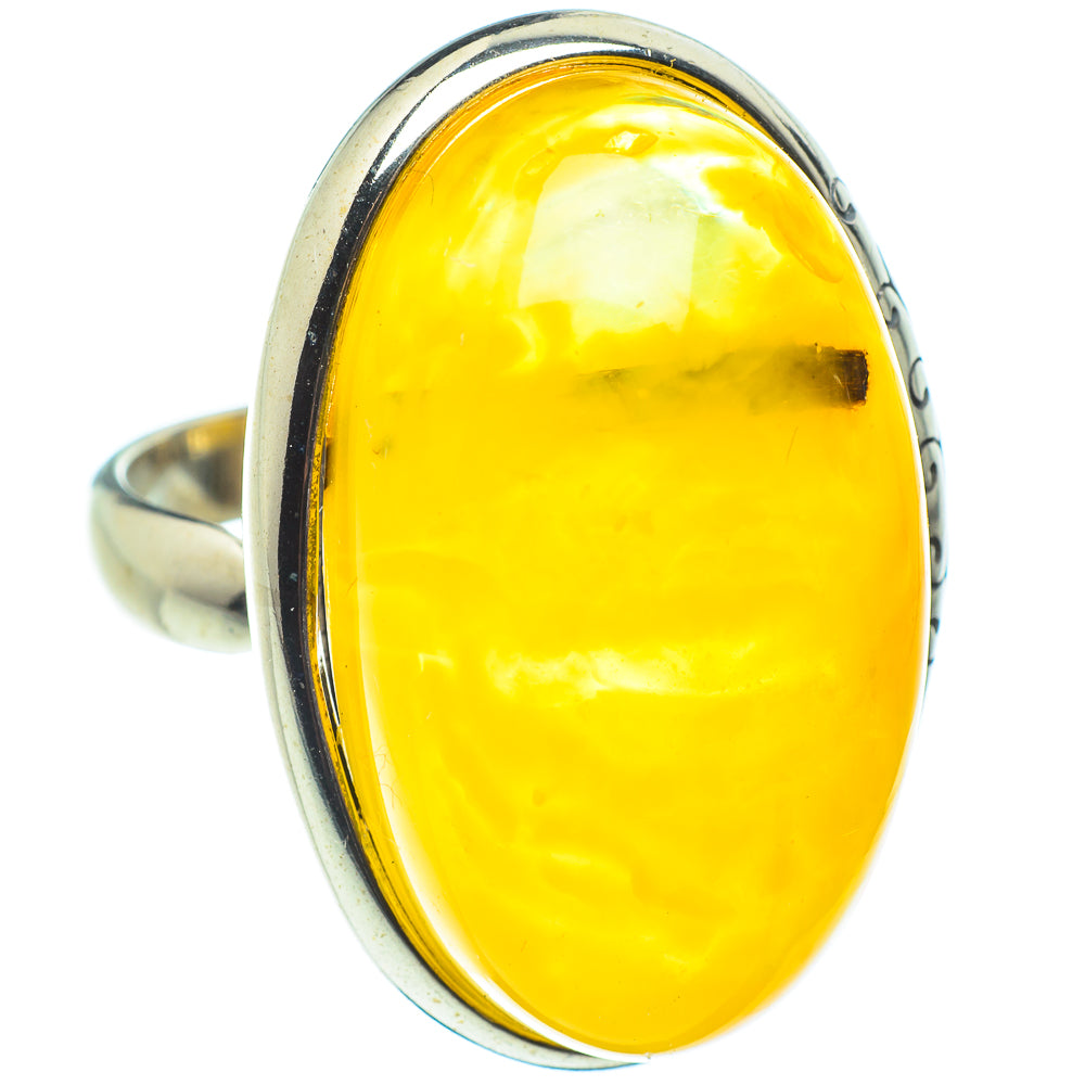 Baltic Amber Rings handcrafted by Ana Silver Co - RING58364