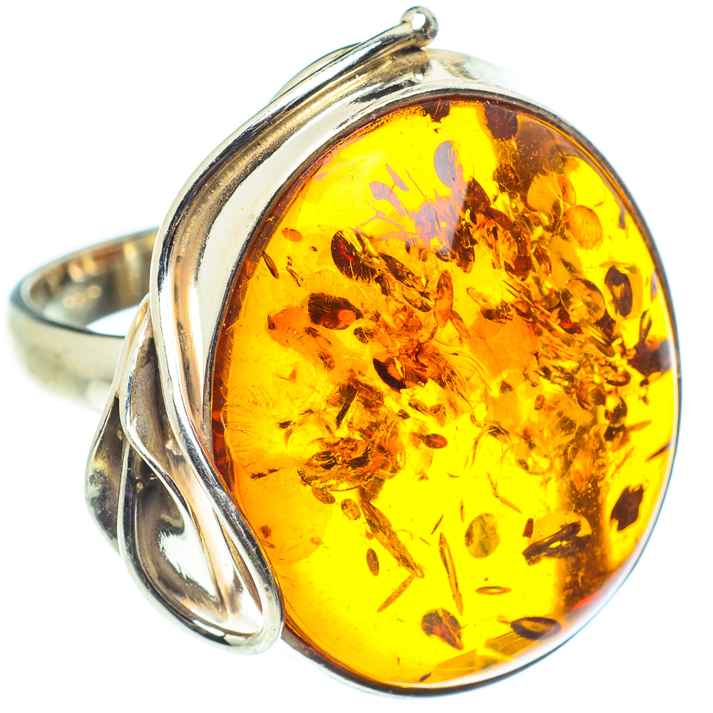 Baltic Amber Rings handcrafted by Ana Silver Co - RING58365