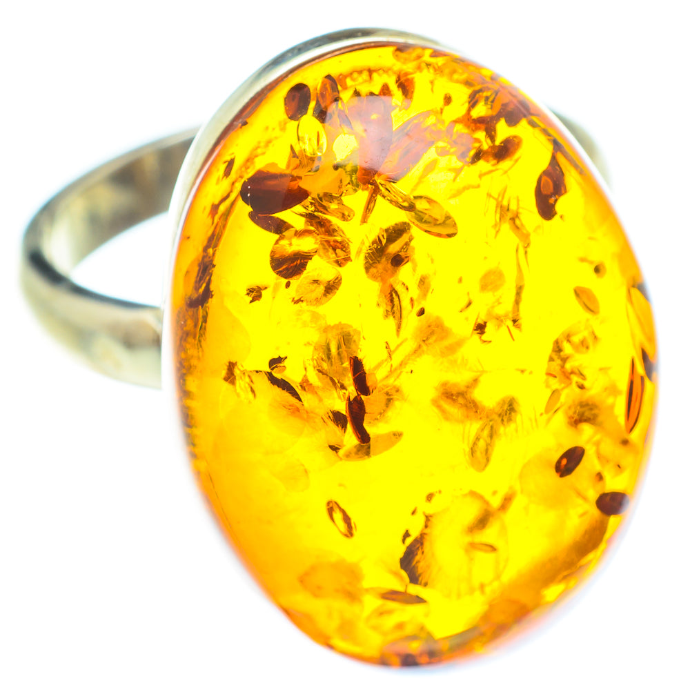Baltic Amber Rings handcrafted by Ana Silver Co - RING58366
