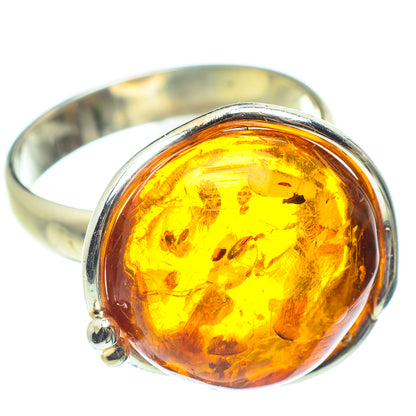 Baltic Amber Rings handcrafted by Ana Silver Co - RING58367