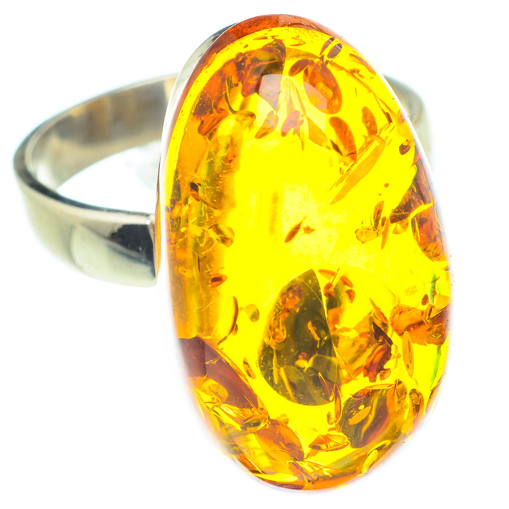 Baltic Amber Rings handcrafted by Ana Silver Co - RING58369