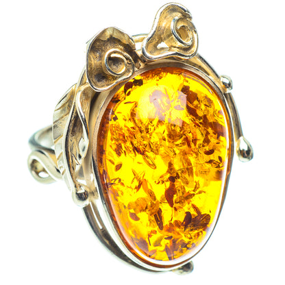 Baltic Amber Rings handcrafted by Ana Silver Co - RING58370