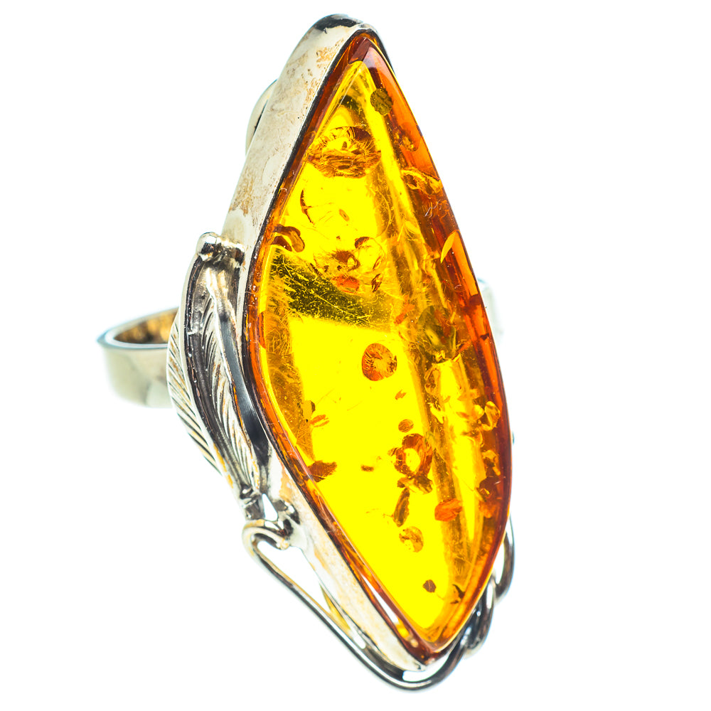 Baltic Amber Rings handcrafted by Ana Silver Co - RING58371