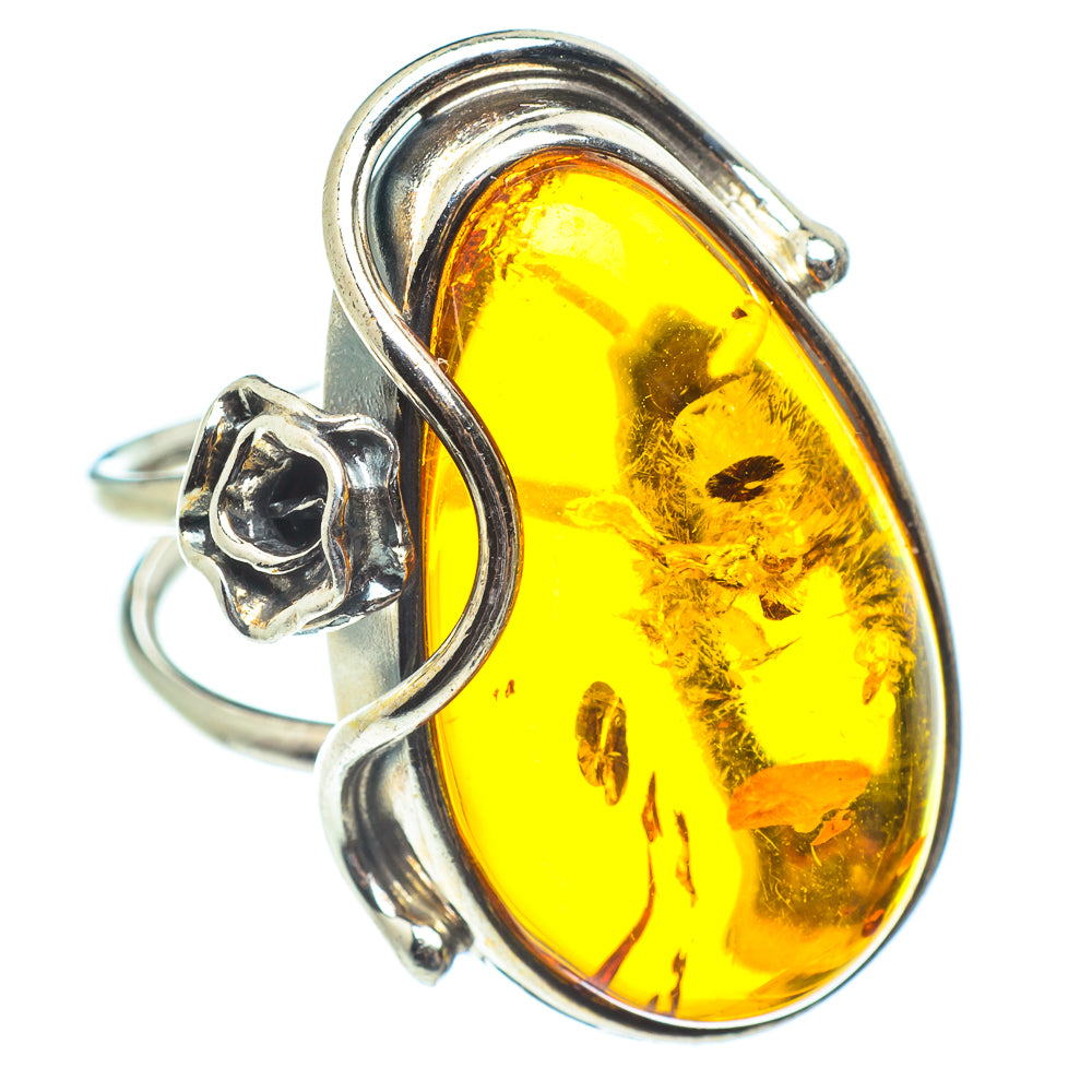 Baltic Amber Rings handcrafted by Ana Silver Co - RING58372