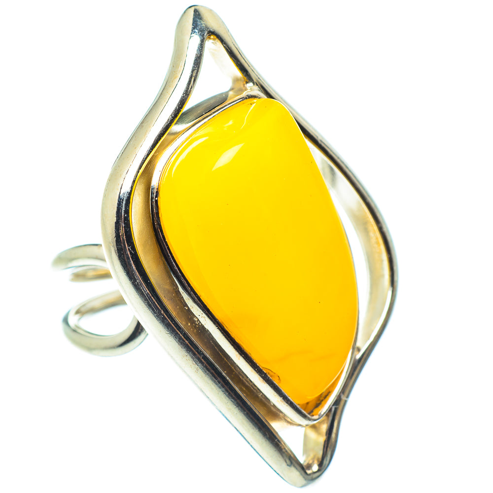 Baltic Amber Rings handcrafted by Ana Silver Co - RING58373