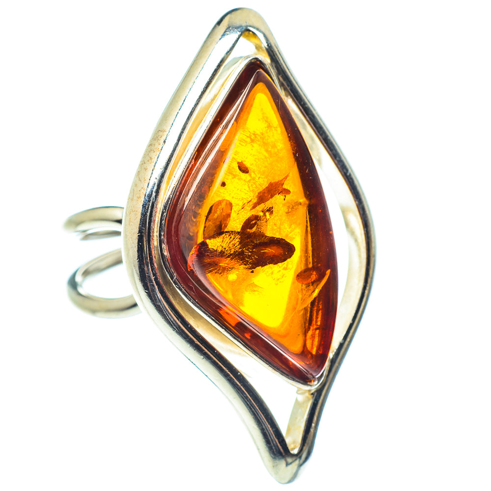 Baltic Amber Rings handcrafted by Ana Silver Co - RING58375