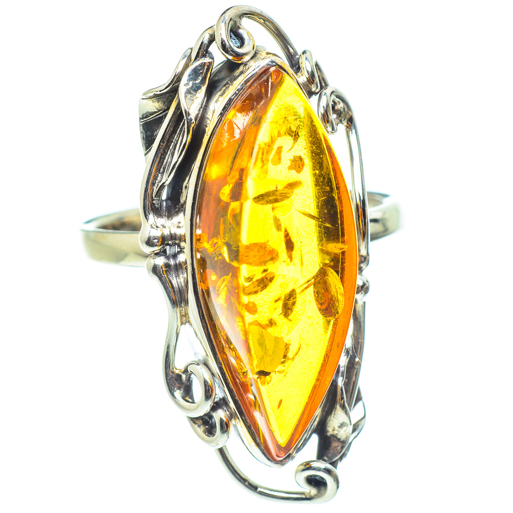 Baltic Amber Rings handcrafted by Ana Silver Co - RING58379