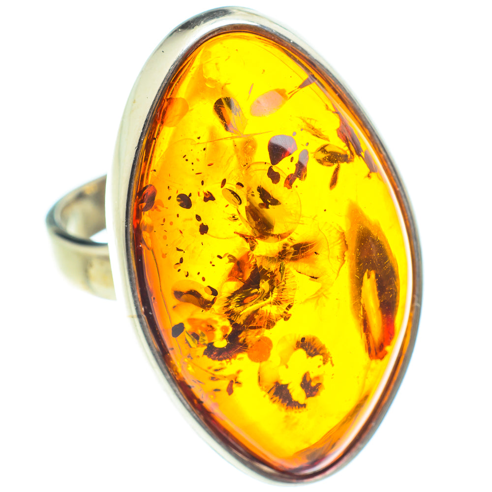 Baltic Amber Rings handcrafted by Ana Silver Co - RING58383