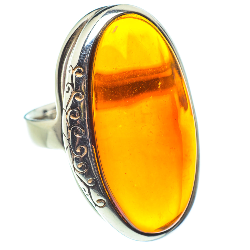 Baltic Amber Rings handcrafted by Ana Silver Co - RING58384