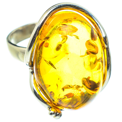 Baltic Amber Rings handcrafted by Ana Silver Co - RING58389
