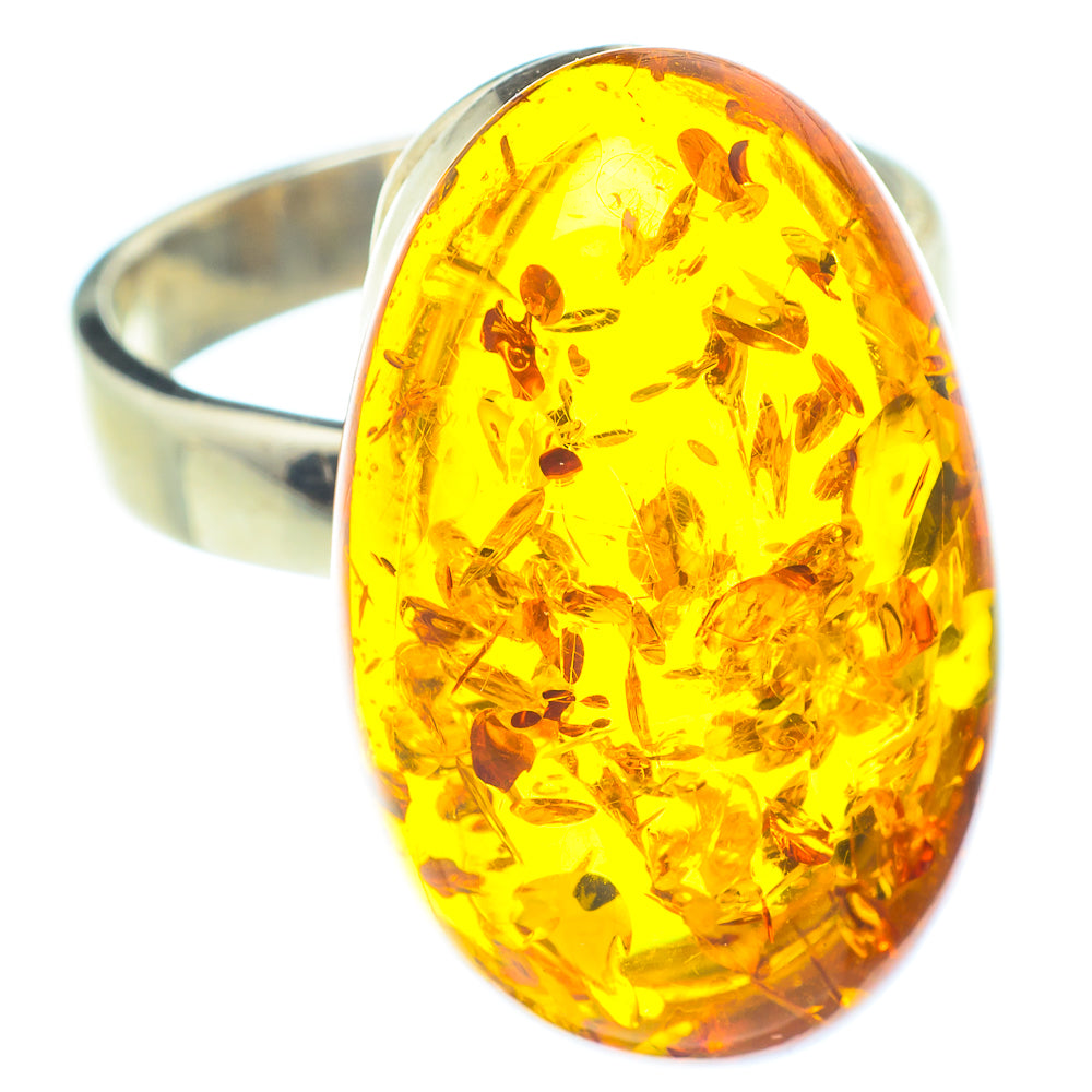 Baltic Amber Rings handcrafted by Ana Silver Co - RING58390