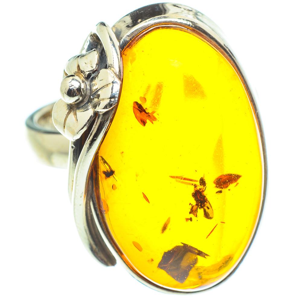 Baltic Amber Rings handcrafted by Ana Silver Co - RING58391