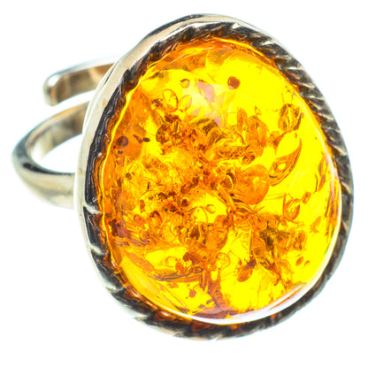 Baltic Amber Rings handcrafted by Ana Silver Co - RING58392