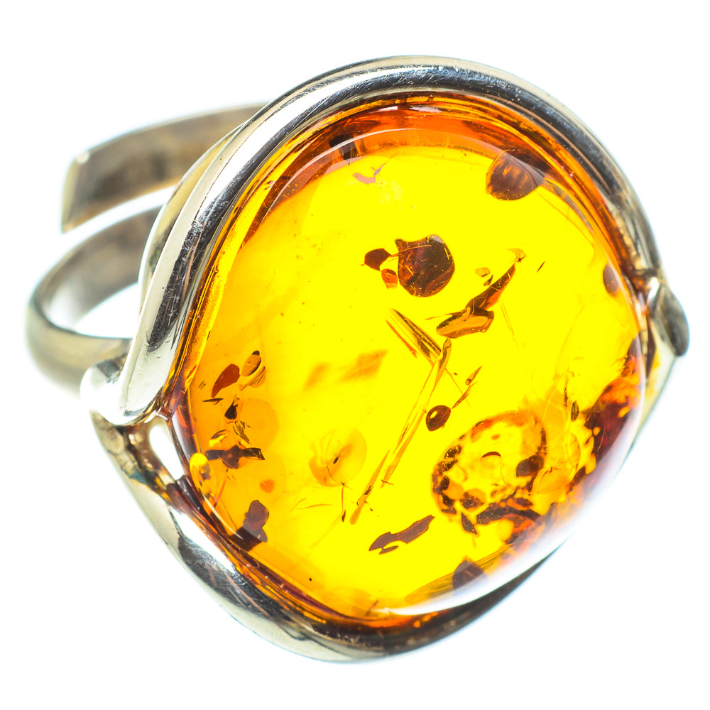 Baltic Amber Rings handcrafted by Ana Silver Co - RING58393