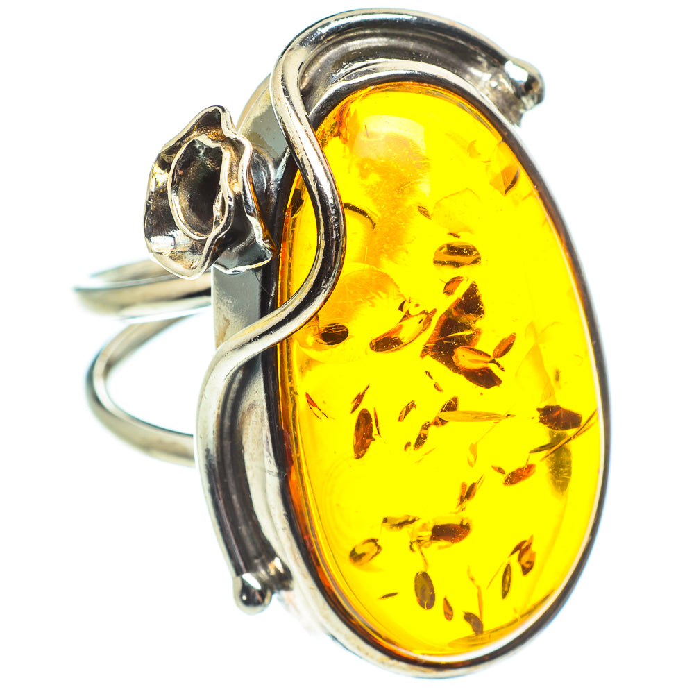 Baltic Amber Rings handcrafted by Ana Silver Co - RING58395