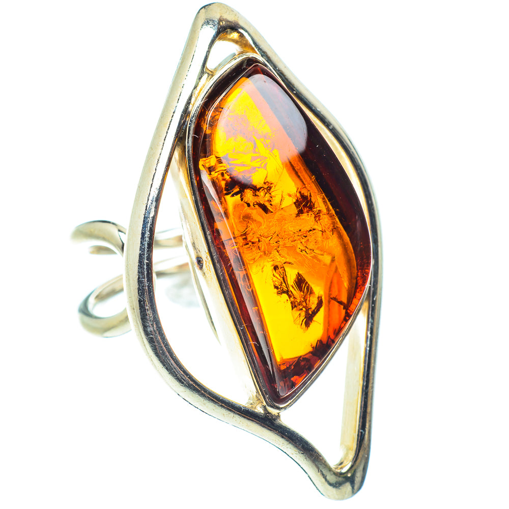 Baltic Amber Rings handcrafted by Ana Silver Co - RING58396