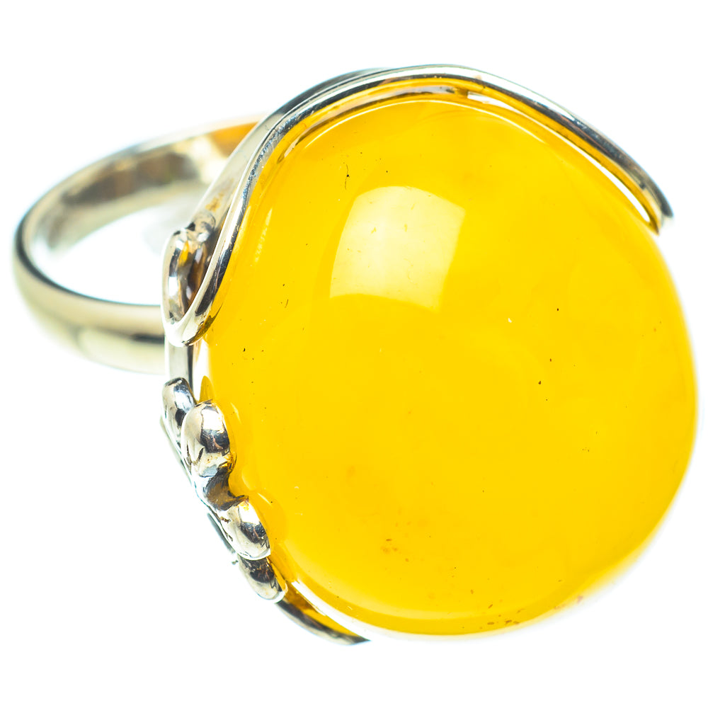 Baltic Amber Rings handcrafted by Ana Silver Co - RING58397