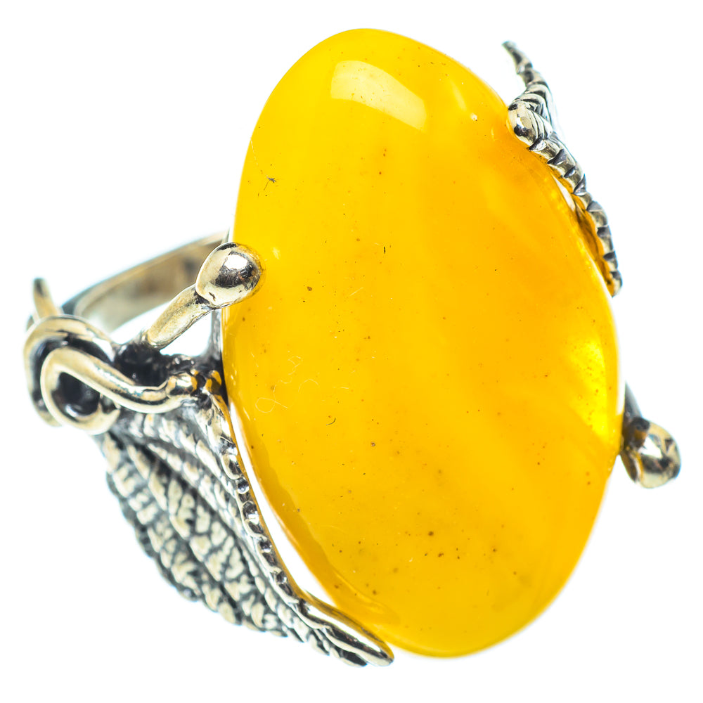 Baltic Amber Rings handcrafted by Ana Silver Co - RING58400
