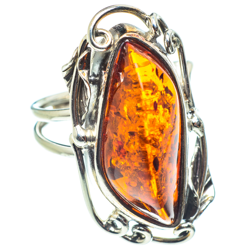 Baltic Amber Rings handcrafted by Ana Silver Co - RING58401