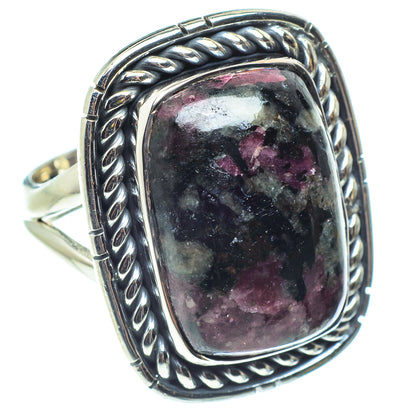 Russian Eudialyte Rings handcrafted by Ana Silver Co - RING58408
