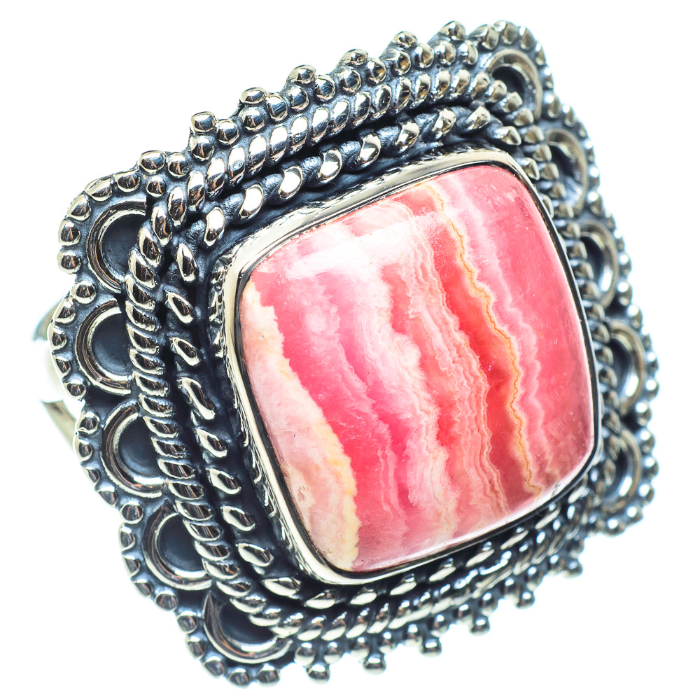 Rhodochrosite Rings handcrafted by Ana Silver Co - RING58415