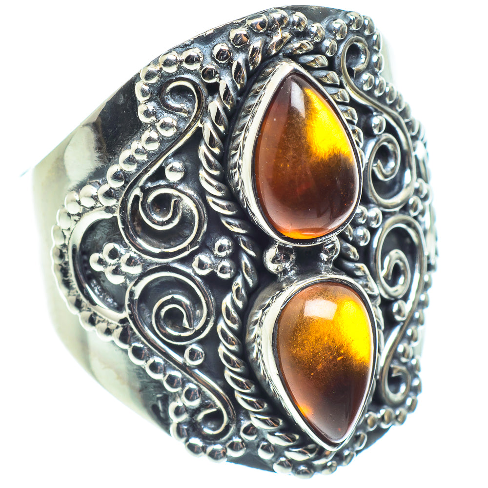 Carnelian Rings handcrafted by Ana Silver Co - RING58430