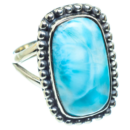 Larimar Rings handcrafted by Ana Silver Co - RING58433