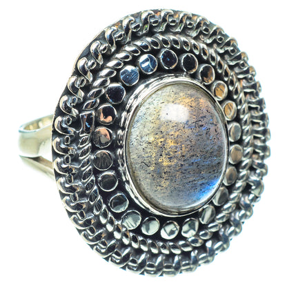 Labradorite Rings handcrafted by Ana Silver Co - RING58440