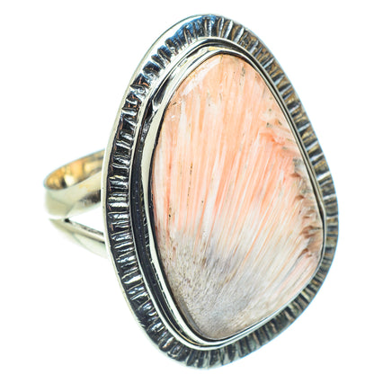 Scolecite Rings handcrafted by Ana Silver Co - RING58445