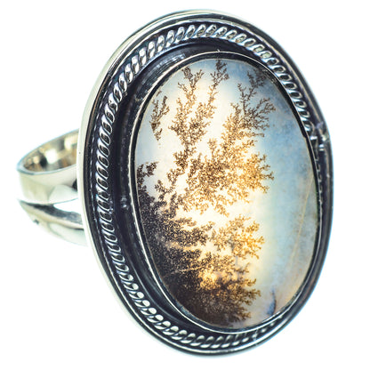 Scenic Dendritic Agate Rings handcrafted by Ana Silver Co - RING58446