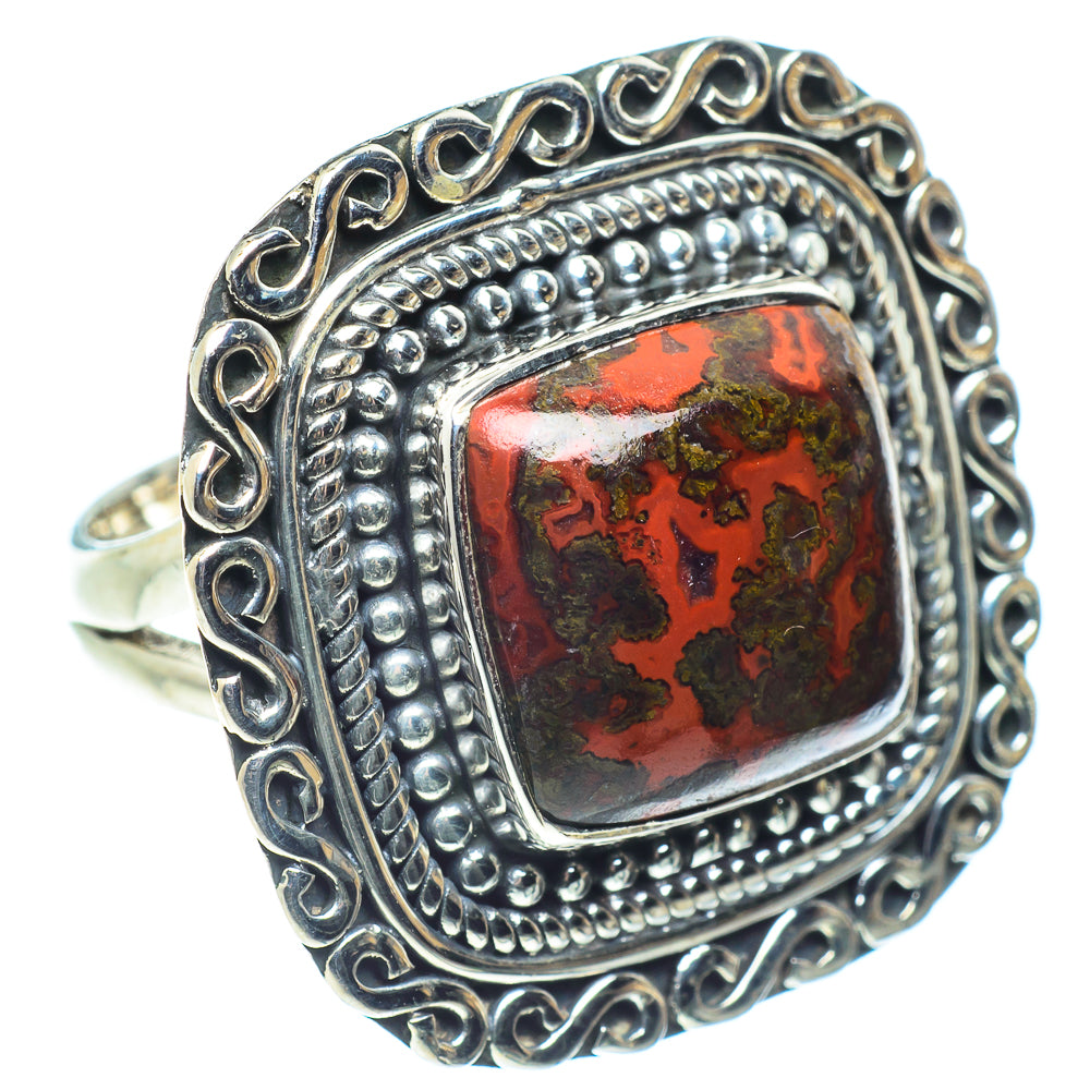 Moroccan Agate Rings handcrafted by Ana Silver Co - RING58448