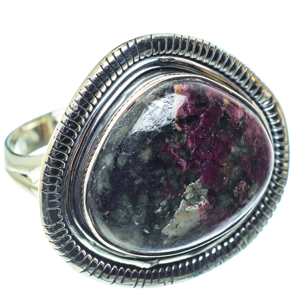 Russian Eudialyte Rings handcrafted by Ana Silver Co - RING58451