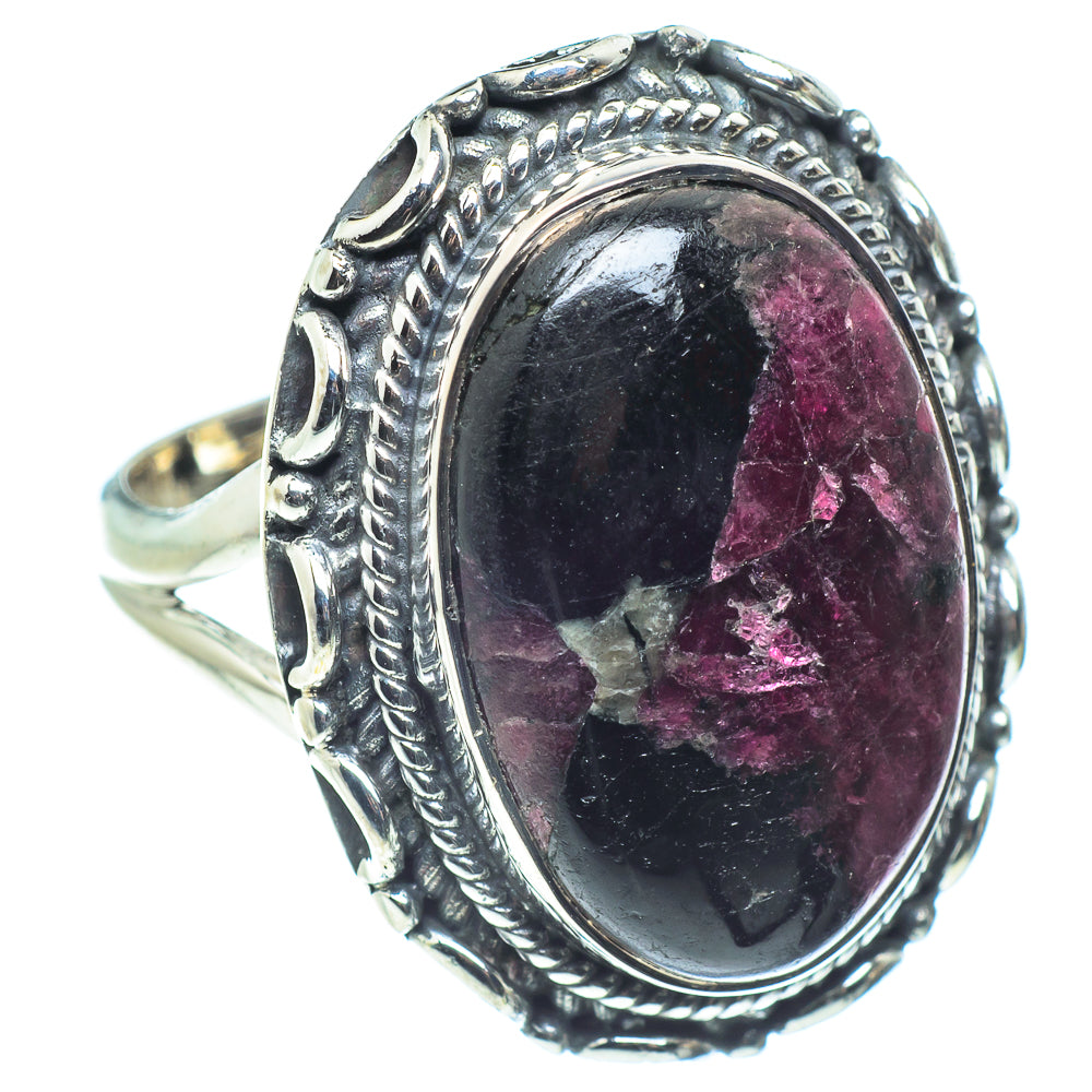 Russian Eudialyte Rings handcrafted by Ana Silver Co - RING58456